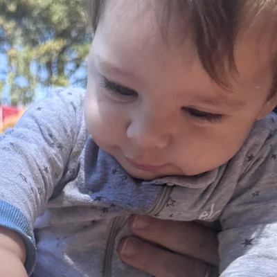 Baby enjoying a warm meal from BabyBoo